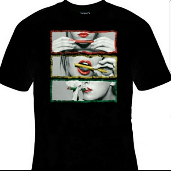 Brand New " Roll it, lick it, smoke it " Tee - Picture 3 of 7